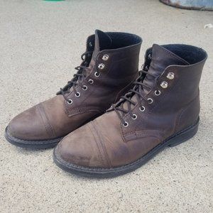 Thursday Boots Women's Brown Captain Lace Up Boots